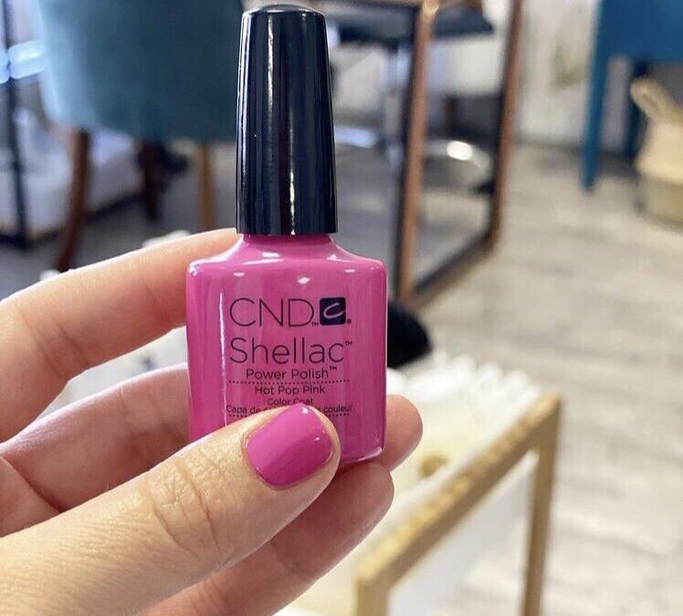 hot pop pink-Shellac CND