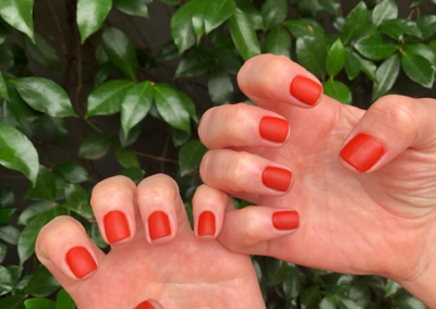 Shellac Nail salon work