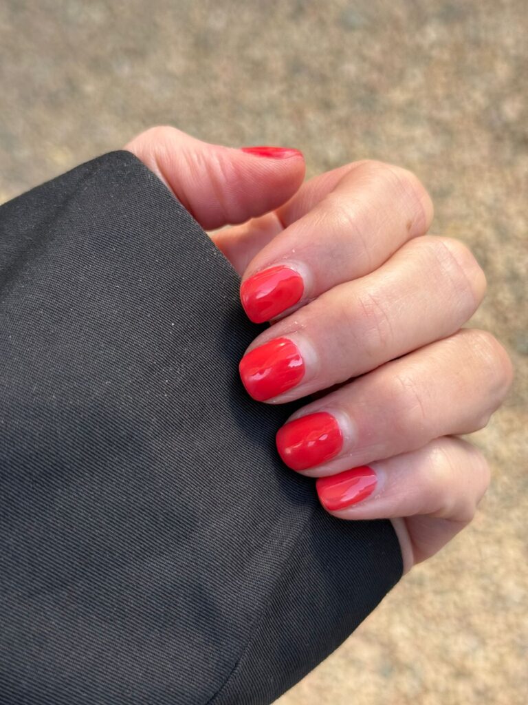 Shellac manicure example